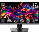 MSI MPG 272URX QD-OLED Gaming Monitor, 26.5", 0.03ms, 240Hz, 3840x2160, G-SYNC, AMD FreeSync Premium Pro, AI Vision, Console Mode, ClearMR 13000, HDR True Black 400, Type-C(98W PD), DP(2.1a), 2xHDMI(2.1), USB Hub, Pivot, Heigh Adj., VESA, Black, 8.1kg