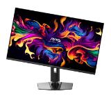 MSI MAG 322UP QD-OLED E16 Gaming Monitor, 31.5", 0.03ms, 165Hz, 3840x2160, G-SYNC, AMD FreeSync Premium Pro, AI Vision, Console Mode, ClearMR 10000, HDR True Black 400, Type-C(15W PD), DP(1.4a), 2xHDMI(2.1), Pivot, Heigh Adj., VESA 100, Black, 7.7kg