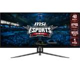 MSI MAG401QR Ultra Wide Gaming Monitor, 40", 1ms, 155Hz IPS, 3440x1440, AMD FreeSync Premium, HDR 400, KVM, Night Vision, RGB Mystic Light, 5-Way Navigator Joystick, Type-C(65W PD), DP(1.4a), 2xHDMI(2.0b), USB Hub, Tilt, VESA 100, Black, 10.3kg