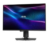 MSI MAG 274UPDF E16M Gaming Monitor, 27", 0.5ms, Dual Mode 320Hz and 4K 160Hz Rapid IPS with Mini-LED, 3840x2160, G-SYNC, AMD FreeSync Premium, AI Vision, Console Mode, HDR 1000, Type-C(15W PD), DP(1.4a), 2xHDMI(2.1), Pivot, Heigh Adj., VESA, Black, 7.5k