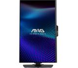 MSI MAG 274UPDF E16M Gaming Monitor, 27", 0.5ms, Dual Mode 320Hz and 4K 160Hz Rapid IPS with Mini-LED, 3840x2160, G-SYNC, AMD FreeSync Premium, AI Vision, Console Mode, HDR 1000, Type-C(15W PD), DP(1.4a), 2xHDMI(2.1), Pivot, Heigh Adj., VESA, Black, 7.5k