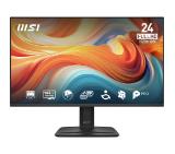 MSI PRO MP242 E14A Proffesional Bussiness Monitor, 23.8", 1ms, 144Hz IPS, 1920x1080, Adaptive Sync, EyesErgo, Anti-flicker, Eye-Q Check, HDR Ready, 300nits AG, 1500:1, 100M:1, sRGB 121%, DP, HDMI, D-Sub, 2x2W, Headphone out, Tilt, VESA 100, Black, 3.1kg