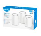 Cudy M3000 (3-Pack) AX3000 Wi-Fi 6 Mesh 2402Mbps at 5GHz + 574Mbps at 2.4GHz