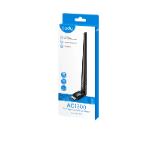 Cudy WU1400 Wi-Fi High Gain USB 3.0 Adapter AC1300 1300Mbps, 867Mbps at 5GHz + 400Mbps at 2.4GHz, 1 high gain detachable antenna, USB 3.0