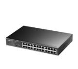 Cudy FS1024 24-Port 10/100 Mbps Metal Switch, 24 10/100 Mbps RJ45 Ports, Rack-mountable Steel Case