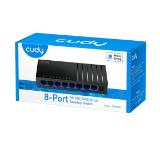 Cudy GS108D 8-Port Gigabit Desktop  Switch, 8 10/100/1000M RJ45 Ports, Desktop Plastic Case