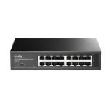 Cudy GS1016 16-Port Gigabit Switch, 16 10/100/100M RJ45 Ports Rack-mountable Steel Case