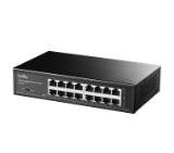 Cudy GS1016 16-Port Gigabit Switch, 16 10/100/100M RJ45 Ports Rack-mountable Steel Case