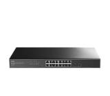 Cudy GS1016ES2 16-Port Gigabit Light Managed Switch with 2 SFP, 19 inch, 16 Gigabit RJ45 Ports + 2 SFP Slots, Rack-mountable Steel Case