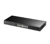 Cudy GS1016ES2 16-Port Gigabit Light Managed Switch with 2 SFP, 19 inch, 16 Gigabit RJ45 Ports + 2 SFP Slots, Rack-mountable Steel Case