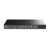 Cudy GS1024E 24-Port Gigabit Rackmount Light Managed Switch, 24 Gigabit RJ45 Ports, 19-inch Rack-mountable Steel Case
