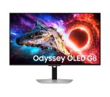 Samsung 32'' LS32HG800SU Odyssey OLED G8 4K 3840x2160 0.03ms 240Hz Glare Free DP 2.1 (UHBR20) & USB-C (98W) Silver