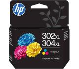 HP 302XL/304XL Tri-clr Original Ink Cartridge