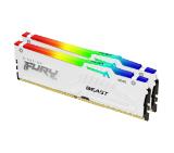 Kingston FURY Beast RGB 64GB (2x32GB) DDR5 5600 MHz CL36 White