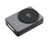 Verbatim Foldable 3-in-1 Qi2 Magnetic Wireless Power Bank 5000 mAh Grey