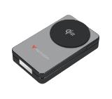 Verbatim Foldable 3-in-1 Qi2 Magnetic Wireless Power Bank 10000 mAh Grey