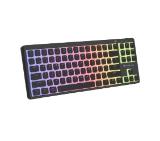 Genesis Gaming Keyboard Thor 430 TKL Wireless, US, RGB Mechanical Outemu Pink, Silent Slim, Black