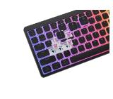 Genesis Gaming Keyboard Thor 430 TKL Wireless, US, RGB Mechanical Outemu Pink, Silent Slim, Black