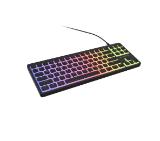 Genesis Gaming Keyboard Thor 430 TKL, US, RGB Mechanical Outemu, Pink, Silent, Hot Swap Slim, Black