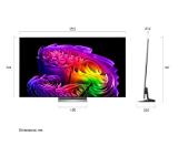LG OLED55G61LW, 55" UHD OLED evo, 4K (3840 x 2160), DVB-C/T2/S2, Full Cinema Screnn, Alpha 11 AI 4K, 120Hz Native (VRR 165Hz), ThinQ AI, HDR10, VRR, NVIDIA G-SYNC, AMD FreeSync, Dolby Vision, Dolby Atmos, Wi-Fi 6, Bluetooth, HDMI, USB, Airplay 2, IC slot