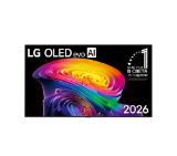 LG OLED77C61LA, 77" OLED evo, 4K (3840 x 2160), DVB-C/T2/S2, Alpha 11 AI 4K Gen3, 120Hz Native (VRR 165Hz), ThinQ AI, HDR10, NVIDIA G-SYNC, AMD FreeSync, Dolby Vision, Dolby Atmos, AI Agent, Wi-Fi 6E, Bluetooth, eARC (HDMI 2), USB, Airplay 2, CI slot, Mu