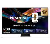 Hisense 85" UR9S, 4K Ultra HD 3840x2160, RGB Mini Led , DLED, Quantum Dot, 180Hz, IPS, HDR 10+, HLG, Dolby Vision IQ, Dolby Atmos, Smart TV,Light Sensor,WiFi 6eGHz, WiFi Direct, BT,2x15 W + 2x10 W + 20 W + 2x10W, Anyview Cast, 3xHDMI, 2xUSB, LAN, CI+, DV