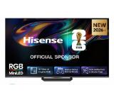 Hisense 85" UR8S, 4K Ultra HD 3840x2160, RGB Mini Led , DLED, Quantum Dot, 180Hz, IPS, HDR 10+, HLG, Dolby Vision IQ, Dolby Atmos, Smart TV,Light Sensor,WiFi 6eGHz, WiFi Direct, BT,2x10 W + 20 W + 2x5 W, Anyview Cast, 4xHDMI, 2xUSB, LAN, CI+, DVB-T2/C/S2