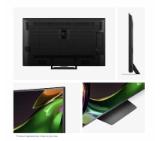 Hisense 85" UR8S, 4K Ultra HD 3840x2160, RGB Mini Led , DLED, Quantum Dot, 180Hz, IPS, HDR 10+, HLG, Dolby Vision IQ, Dolby Atmos, Smart TV,Light Sensor,WiFi 6eGHz, WiFi Direct, BT,2x10 W + 20 W + 2x5 W, Anyview Cast, 4xHDMI, 2xUSB, LAN, CI+, DVB-T2/C/S2