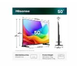 Hisense 50" A5S, Full HD 1920x1080, QLED, Quantum Dot, HDR, HLG, DTS HD, Light Sensor, Dolby Audio, Smart TV, WiFi, WiFi Direct, 2xHDMI, 2xUSB, LAN, CI+, DVB-T2/C/S2, Black
