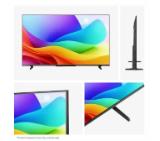 Hisense 50" A5S, Full HD 1920x1080, QLED, Quantum Dot, HDR, HLG, DTS HD, Light Sensor, Dolby Audio, Smart TV, WiFi, WiFi Direct, 2xHDMI, 2xUSB, LAN, CI+, DVB-T2/C/S2, Black