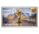Hisense CanvasTV, 65",QLED 4K Ultra HD 3840x2160, 144hz, 4000:1, 400 nits, 16:9,VIDAA Smart OS,DTS Virtual X,HDR,HDR 10+,Dolby vision IQ, 2x10 W + 2x8 W,4 xHDMI,DVB-T2/T/C/S2/S, Black