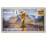 Hisense CanvasTV, 55",QLED 4K Ultra HD 3840x2160, 144hz, 4000:1, 400 nits, 16:9,VIDAA Smart OS,DTS Virtual X,HDR,HDR 10+,Dolby vision IQ, 4 xHDMI,2x10 W + 2x8 W,DVB-T2/T/C/S2/S, Black