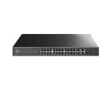 Cudy GS1028ES2 26-Port Gigabit Easy-Managed Switch, 10/100/1000M RJ45 Ports, 2 Gigabit Combo ports, 19 inch Rack-mount Steel Case (Rack-Mount kits included) 802.1Q/MTU/Port Based/Voice VLAN, MAC Management, Cudy Cloud APP
