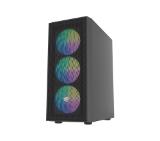 Fury PC Case Shobo SH8 ARGB Midi Tower, Window, Black