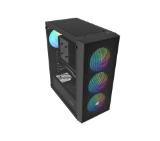 Fury PC Case Shobo SH8 ARGB Midi Tower, Window, Black