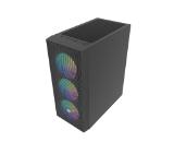 Fury PC Case Shobo SH8 ARGB Midi Tower, Window, Black
