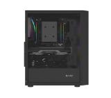 Fury PC Case Shobo SH8 ARGB Midi Tower, Window, Black