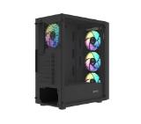 Fury PC Case Shobo SH8 ARGB Midi Tower, Window, Black