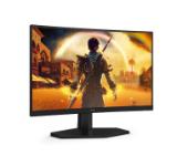 AOC C24G42FE, 23.6" Curved 1500R, VA, WLED, 1920x1080@180Hz OC (Native 144Hz), 4ms GtG, 0.5ms MPRT, 300cd m/2, 3000:1, 80M:1 DCR, Adaptive Sync, FlickerFree, Low Blue Light, Tilt, HDMI, DP