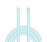 Verbatim Sync & Charge SoftTouch USB-C to C cable 60W 120 cm - Blue