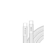 Verbatim Sync & Charge SoftTouch USB-C to C cable 60W 120 cm - White