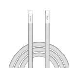 Verbatim Sync & Charge SoftTouch USB-C to C cable 60W 120 cm - White