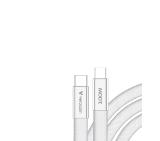Verbatim Sync & Charge SoftTouch USB-C to C cable 100W 120 cm - White
