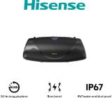 Hisense, WeBoom, Party speaker 2.0 Ch., 140W, BT, 20h play,IP67 Water and Dust Proof,Ambient Light,Dual-way Strap,Built-in Powerbank,Black