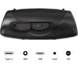 Hisense, WeBoom, Party speaker 2.0 Ch., 140W, BT, 20h play,IP67 Water and Dust Proof,Ambient Light,Dual-way Strap,Built-in Powerbank,Black