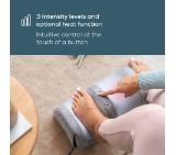 Beurer FM 42 Foot and calf massager; 2-in-1: Foot and calf massager; Soothing Shiatsu foot massage; Optional heat function; up to EU shoe size 48; 3 intensity levels