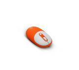 PackardBell The Dot Combo, PBA 600, BT Keyboard and mouse, Ergonomic Slim Design, Quiet Keys, US layout, Orange