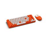 PackardBell The Dot Combo, PBA 600, BT Keyboard and mouse, Ergonomic Slim Design, Quiet Keys, US layout, Orange
