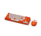 PackardBell The Dot Combo, PBA 600, BT Keyboard and mouse, Ergonomic Slim Design, Quiet Keys, US layout, Orange