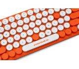 PackardBell The Dot Combo, PBA 600, BT Keyboard and mouse, Ergonomic Slim Design, Quiet Keys, US layout, Orange